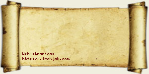 Negovanka Raković vizit kartica